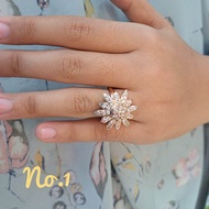 Cincin Bintang Laut Berlian Suasa Tempahan