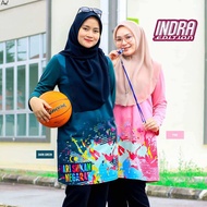 NORMAL SIZE TSHIRT MICROFIBER SUBLIMATION PRINTING NURSING PLUS SIZE XS-6XL INDRA/BAJU HARI SUKAN NEGARA 2023/BAJU RUMAH SUKAN MUSLIMAH