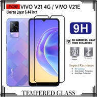LAYAR TEMPERED GLASS VIVO V21 4G VIVO V21E ANTI-SCRATCH PREMIUM FULL SCREEN GLASS