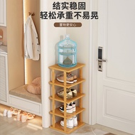 ST-🚢Bamboo Shoe Rack Simple Home Doorway Multi-Layer Shoe Storage Space-Saving Rental House Shoe Cabinet Small Shoe Rack