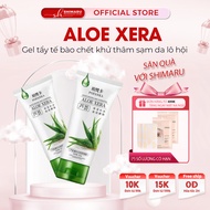 Gel Tẩy Tế Bào Chết Lô Hội ALOE XERA – Gel ALOE XERA Dưỡng Da Mịn Màng Hỗ Trợ Làm Sạch Bã Nhờn Và Bụ