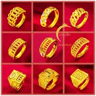 Goldkingdom Fashion Jewelry Accessories Ready Stock Cincin Lelaki Emas Imperious Gold Plated Minimal