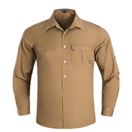 【Available】Summer Quick Dry Long Sleeve Camouflage Shirt Men Outdoor Training Sport Military Clothes