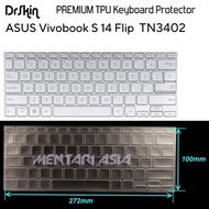 Asus VivoBook S14 Flip TN3402 Keyboard Protector - DrSkin PREMIUM Clear
