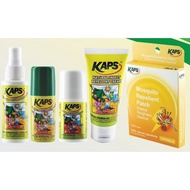 Kaps Natural Insect Repellent Spray 75ml / Cream 30g / Stick 34g / Patch 12's