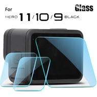 6Pack Screen Protector For Gopro Hero 11 10 9 Ultra Clear Tempered Glass Back Protection Lens Cover Films For Gopro Hero 9 10 11