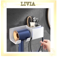 LIVIA Hair Drying Storage Rack, Hair Drayer Hanging Holder