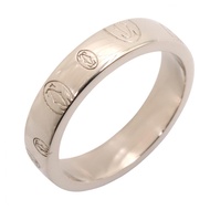 【二手】卡地亞生日快樂戒指，K18WG（白K金），女士戒指，二手