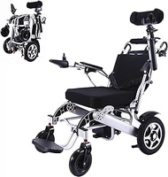 Lightweight for home use Folding Ultra Lightweight Electric Power Wheelchair aluminium portable electric wheelchair Airline Approved and Air Travel Allowed Heavy Duty Mobility Motorized