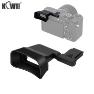 Kiwifotos Camera Eyecup For Sony a7C II R a7CII a7CR A7C2 Long Viewfinder Rubber Eyepiece Shoe Cover