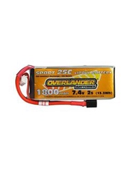 1800MAH 7.4V 2S 25C SPORT LIPO BATTERY遙控模型鋰電池