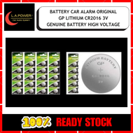 BATTERY CAR ALARM ORIGINAL GP LITHIUM CR2016 3V GENUINE BATTERY HIGH VOLTAGE REMOTE  AUTOGATE CONTRO