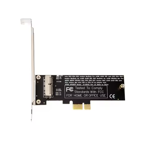 PCI Express Convert Card PCI-E 1X to 12+16 Pin 2013-2017 Mac Pro Air SSD Convert Card for A1493 A150
