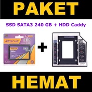 SSD V-GEN 256GB + HDD CADDY 12.7 MM/9.5 MM DVD SLOT TO HDD SLOT BEST QUALITYOriginal