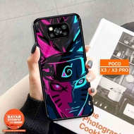 Lab Casing Softcase Glass Kaca Poco X3 Terbaru [ Anime Nrt 1 ] - CasePoco X3 Pro| Case Handphone - S