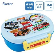 日本製 Skater 多美小汽車兒童保冷便當盒360ml Tomica消防車警車 飯盒微波爐適用 [平行進口]