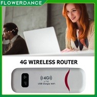 4g Lte Usb Modem Network Adapter With Wifi Hotspot Sim Card 4g Wireless Mini Wifi Router Universal Network Card Unlocked 150mbps Dongle flower
