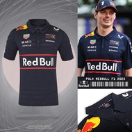 REDBULL 2025 เสื้อโปโล | เสื้อโปโลผู้ชาย COOL ใหม่ล่าสุด | เสื้อทีมรถแข่ง F1