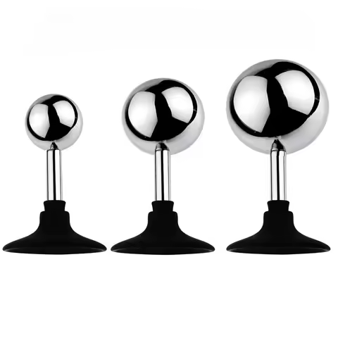 Stainless Steel Anal Plug Hollow Ultra Light Butt Plug Detachable Hollow Design Anal Plug Massager D