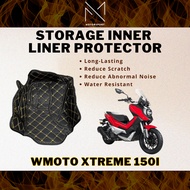 WMOTO XTREME 150I Scooter Storage Inner Liner Protector Skuter Box Storage Cover PU Leather Padding 