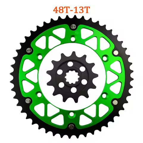 Motorcycle 45T-52T 13T Front & Rear Sprocket For KAWASAKI 250 KX250F KX250E KX250 KX 250 F E Enduro 