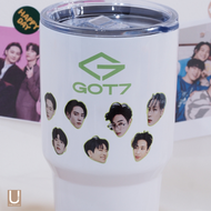 แก้วน้ำของอากาเซ่ แก้วน้ำgot7 ก๊อตเซเว่น ของสะสมอากาเซ่ แบมแบม เจบี แจ็คสัน ทีมหวัง ยูคยอม จินยอง nanana อัลบั้มใหม่got7