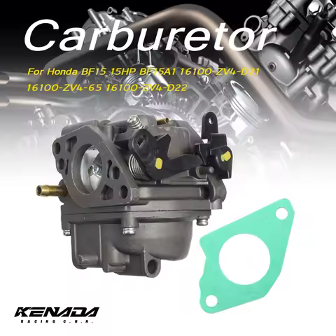 Outboard Carburetor Carb Boat Motor Engine For Honda BF15 15HP BF15A1 16100-ZV4-D21 16100-ZV4-65 161