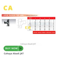 TEE Y 3 IN RADIUS PVC RUCIKA - AW