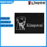 ใหม่ KC600 SSD 256GB 512GB 1TB 2TB 2.5นิ้ว Sata Iii Hdd Hard Disk HD SSD โน้ตบุ๊ค PC 1024GB ภายใน So