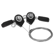 3 x 6 - 7 Speed Alloy Bicycle Shifter Set Right Thumb Shifter/ SaiguanKiri