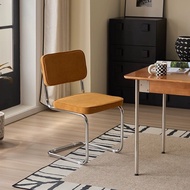 Nordic Home Dining Chair Vintage Style Designer Rattan Chair Ins Internet Celebrity Cafe Lounge Chai