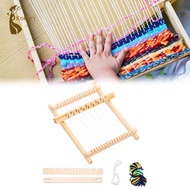 [kokiya] Wooden Weaving Looms Kit Tapestry Loom with Comb 8.19inchx7.60inch Handmade