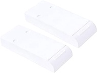 CALLARON 2pcs Drawer Storage Pen Case Stationery Storage Box Under Table Pencil Tray Storage Drawer Desk Organizers for Drawers - up Hidden Drawer Desk Trays Abs Office Tableware Mini White