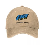 Tm-racing Baseball Cap Outdoor Sport Y2k Retro Trucker Hat Unisex Teens Trendy Sunshade Baseball Cap