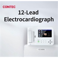 CONTEC ECG600G EKG Machine ECG Electrocardiograph 6 Channel Touch 12 Lead + Printer +Software