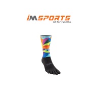 Spectrum Trail | Injinji Spectrum Trail Midweight Crew Running Socks - Genuine Verdure - IMSports