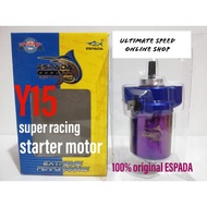 Y15ZR Y15 SUPER STARTER MOTOR / Y15 Espada starter motor RACING BLOCK 57MM 62MM 63MM 65mm