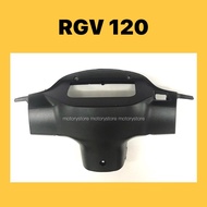 RGV120 RGV 120 METER COVER HANDLE COVER METER LOWER COVER INNER MATT BLACK HITAM SEBAM CAVER KAVER SUZUKI RGV 120 RGV120