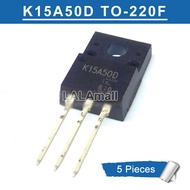 5pcs K15A50D TK15A50D TO-220F 15A/500V N-channel MOSFET Transistor new original