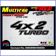 ﹊ ◧ ☇◑ Multicab 4x2 marking Sticker Decals Set cut-out vinyl