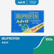 Advil Liquigel Ibuprofen 100s