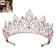 Sparkling Crystal Crown Women's Girls' Birthday Party Headband Bridal Wedding-Tiara Photoshoot Prop