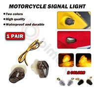 LED Turning Signal Light Universal Fairing Lampu Tampal Motorcycle Belakang Mini Diamond Indicator L