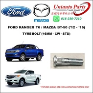 FORD RANGER T6 / MAZDA BT-50 ('12 - '16) TYRE BOLT (46MM - CW - STD)