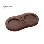 Wood Coffee Filter Tamper Holder Wooden Espresso Tamper Mat Stand Tamper Station Wooden Base Espress