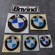 BMW RAISED LOGO EMBLEM STICKER