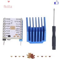 FKILLA TMC2208 V1.2 Driver Board, Plastic Blue Silent Stepper Motor Module, Compatible Rectangle Upg