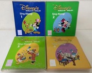 寰宇迪士尼美語 Sing along 4DVD（二片全新）　寰宇家庭　Disney's World of English