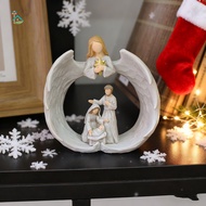 Christian Home Decor Statue Sturdy Resin Construction Chapel Altar Decoration