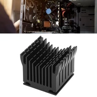 Aramox Heat Sink Anodized Aluminium Heatsink Cooler 40 X 39 36mm Wide 4.5 to 8.5cm Hole Fit Smooth C